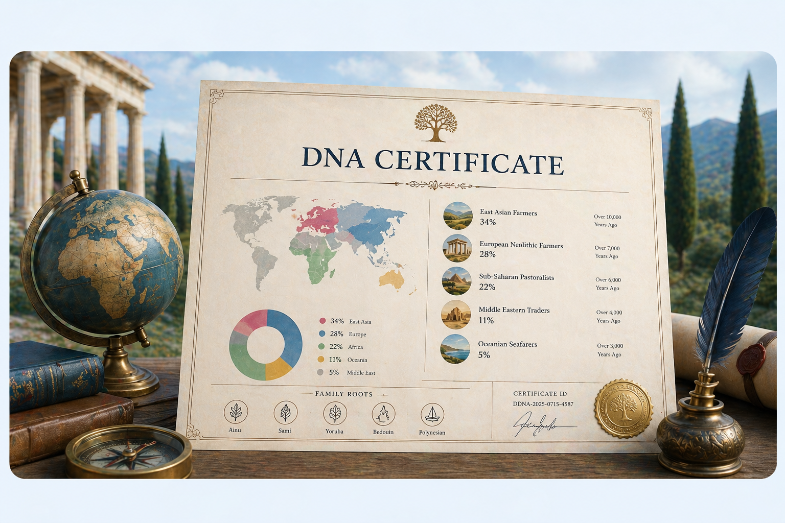 Fab DNA certificate